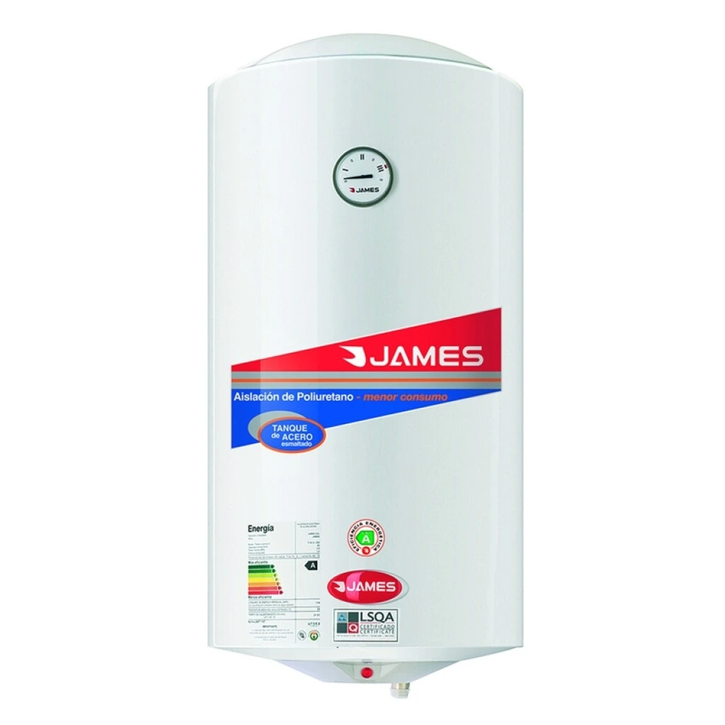 TERMOTANQUE ACERO 60 Lts. JAMES