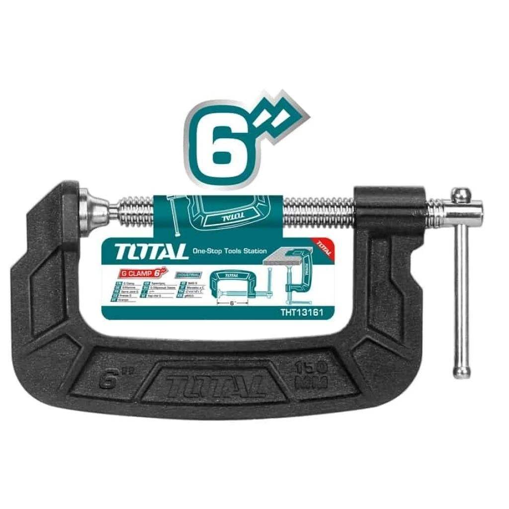 Prensa Carpintero Tipo "G" - 6" - Total Industrial