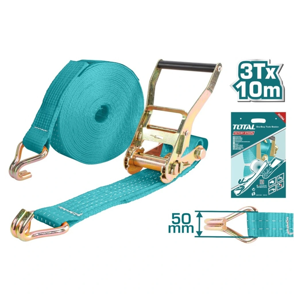 Cinta Con Matraca 10Mt - 3000Kg - Total