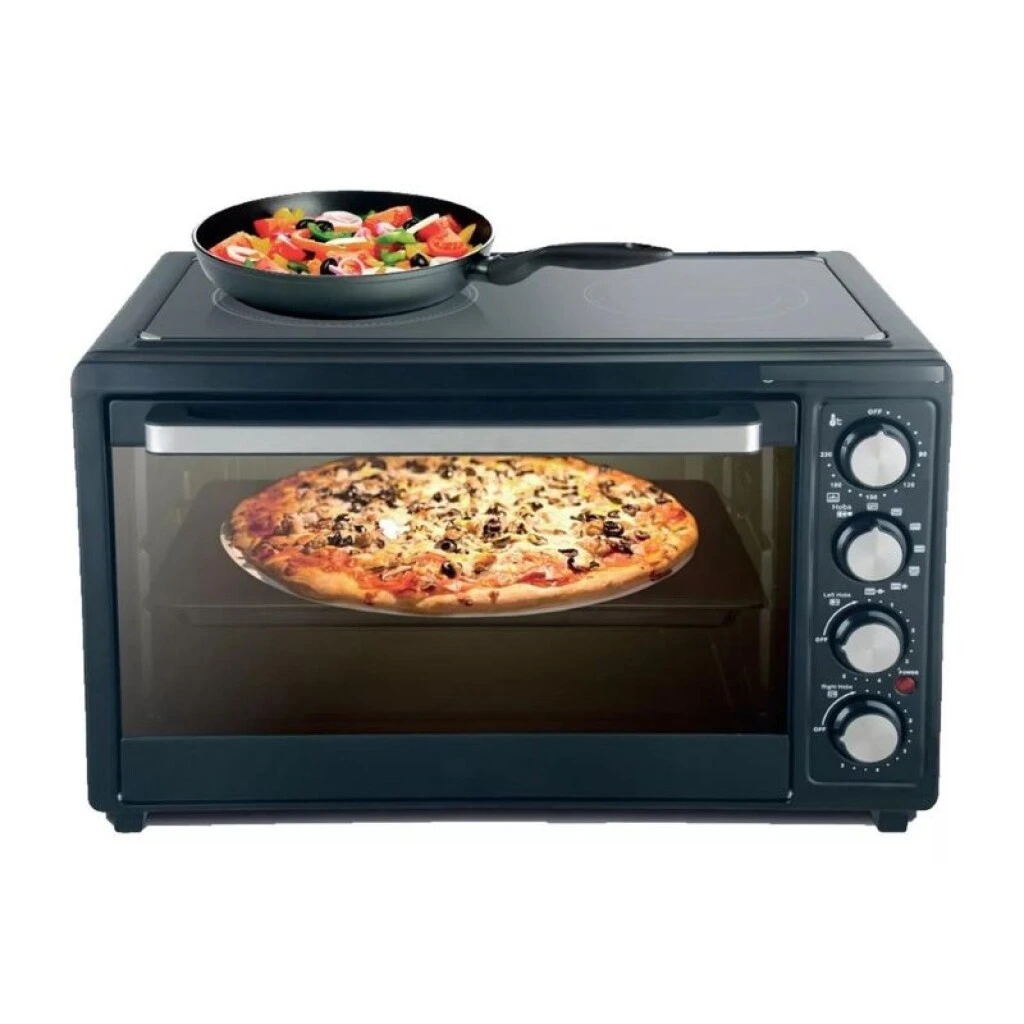 HORNO ELECTRICO 50 LT. CON 2 HORNALLAS VITROCERAMICAS - ELDOM