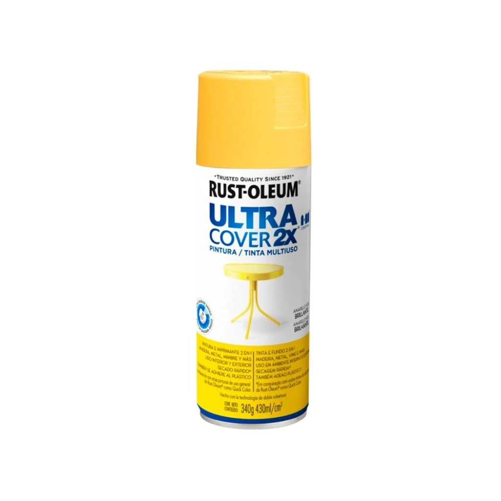 Esmalte Aerosol Brillante 340Gr - Amarillo Sol Rust Oleum