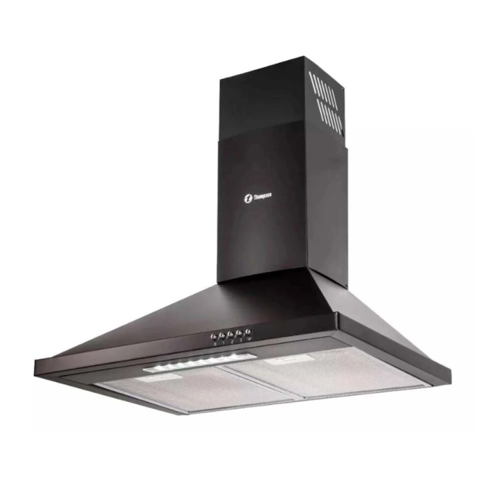 CAMPANA PIRAMIDAL NEGRA 60 CM - THOMPSON 60T