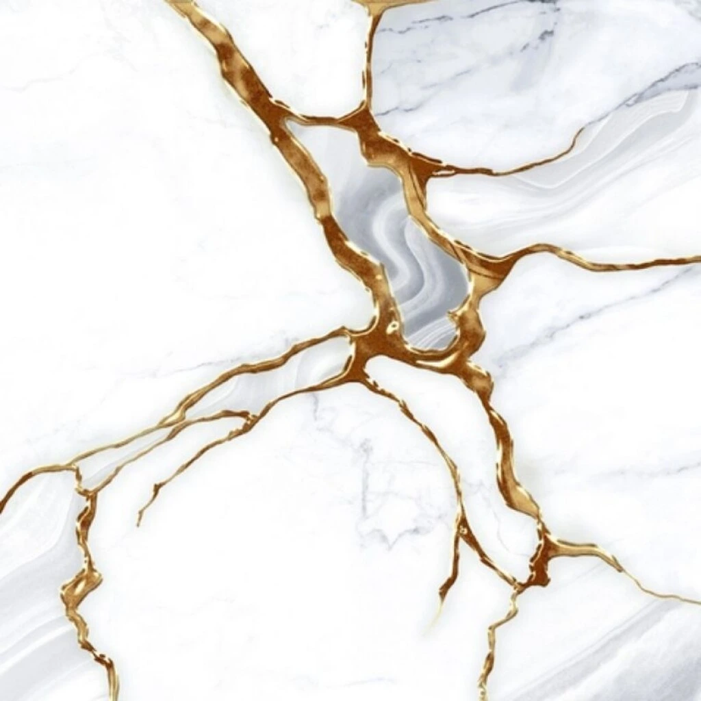 CERAMICA 43 X 43 GOLD MARBLE