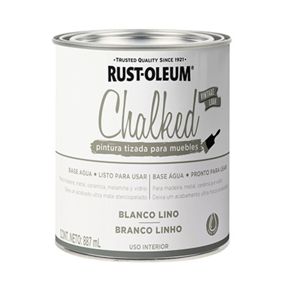 Esmalte Tizado 0.900L - Blanco Lino Rust Oleum