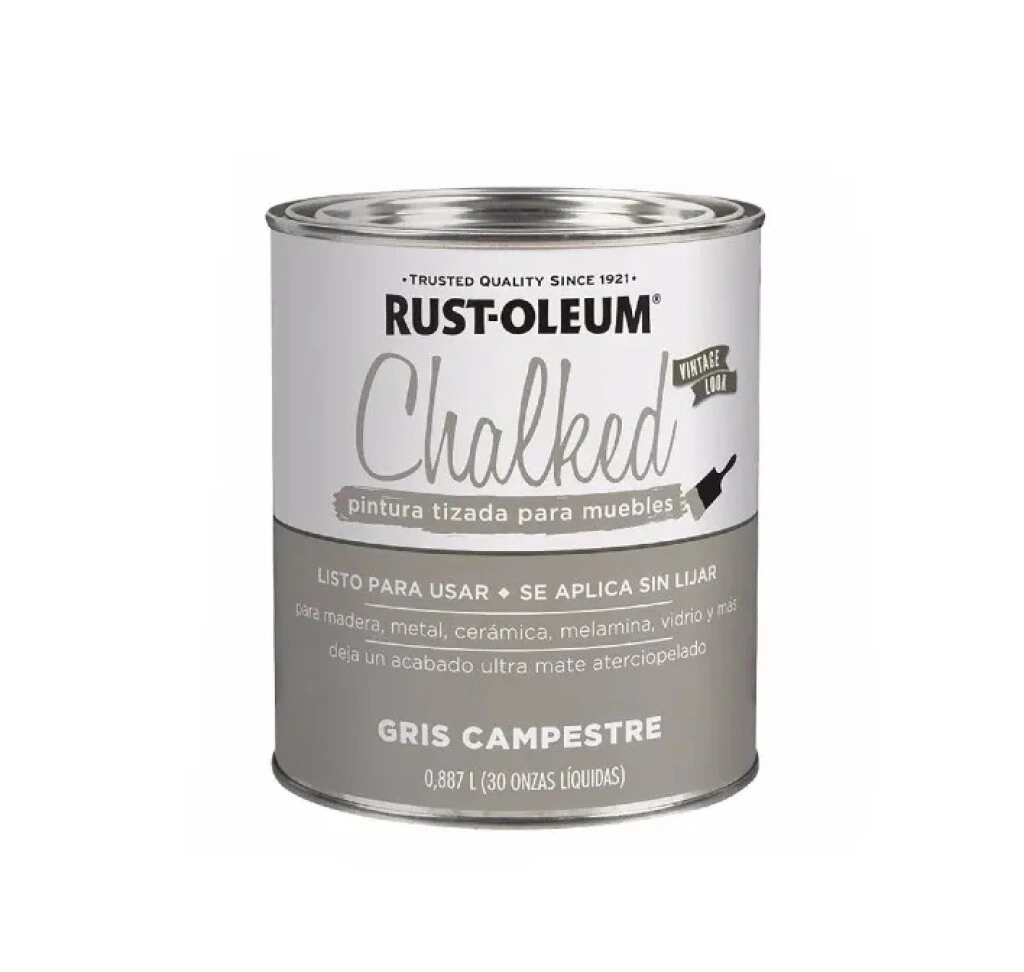 Esmalte Tizado 0.900L - Gris Campestre Rust Oleum