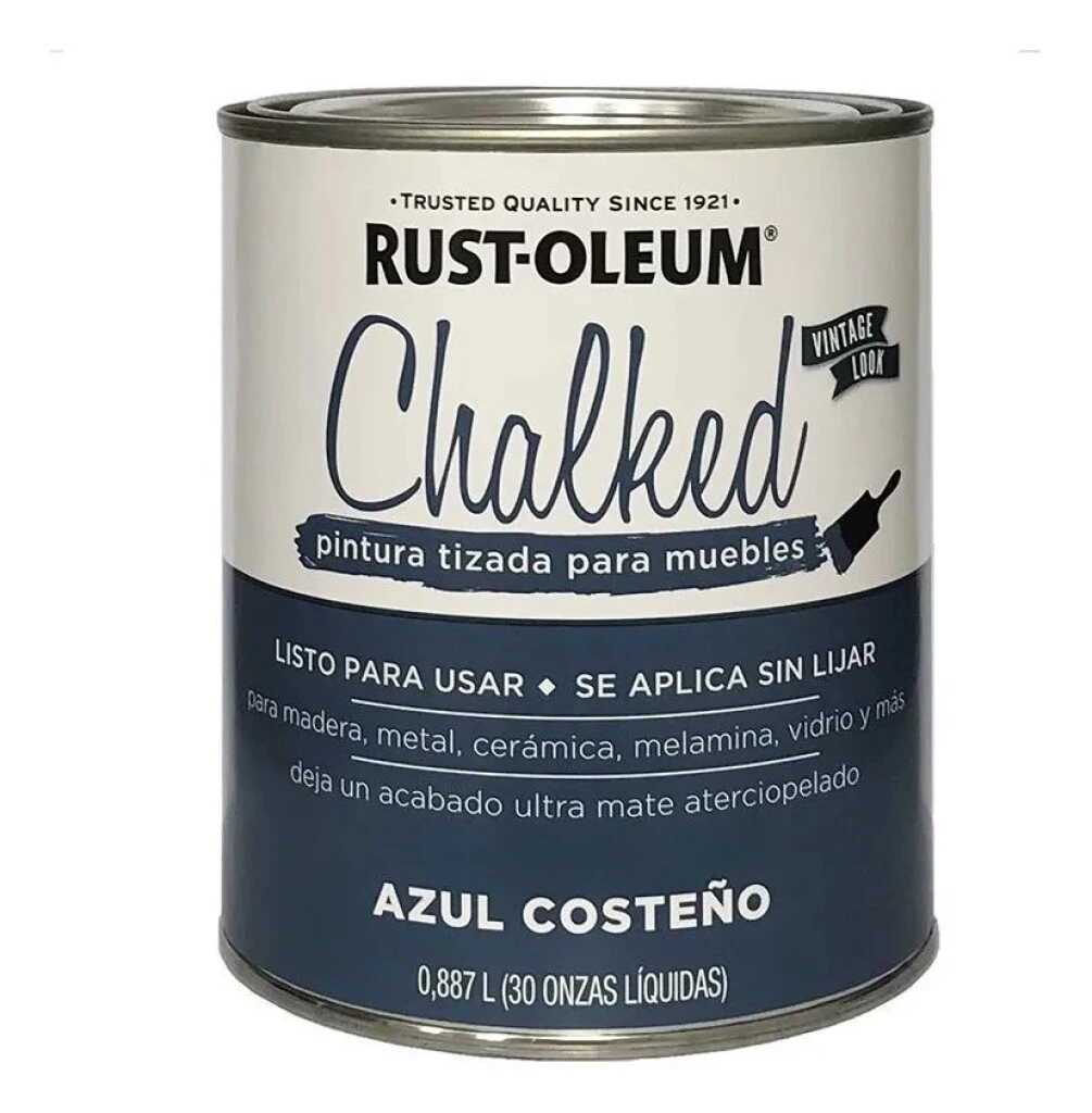 Esmalte Tizado 0.900L - Azul costeño Rust Oleum