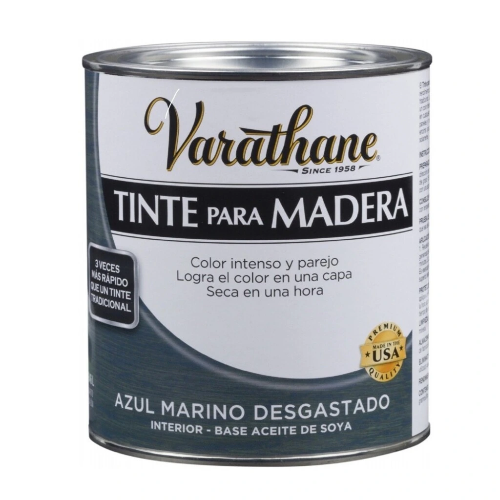 Tinta para madera - Azul marino desgastado 0.946L Varathane