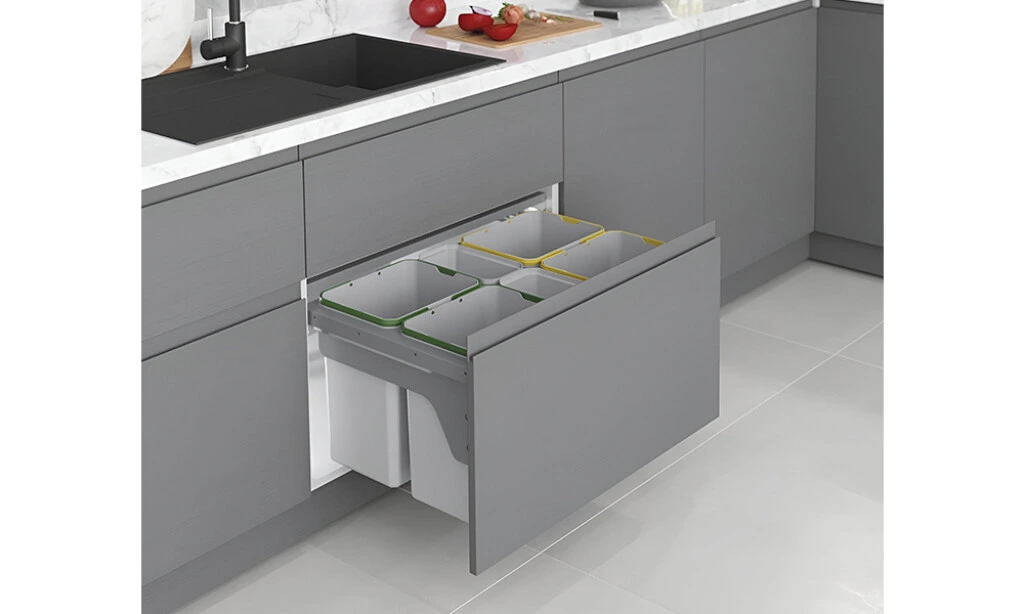 Cubo De Basura 48 Lt (60cm) Gris