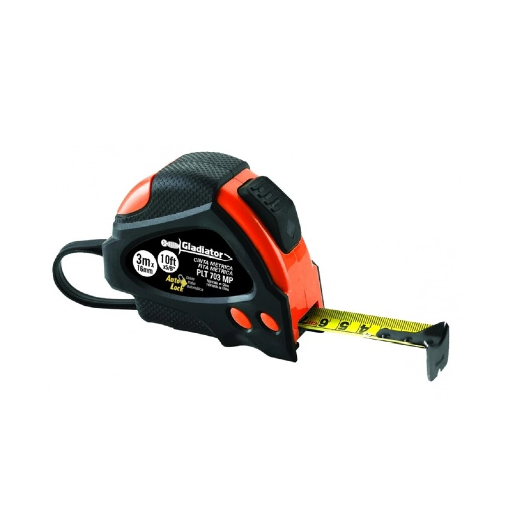 CINTA MÉTRICA 3MT X 16MM PLT703MP - GLADIATOR PRO