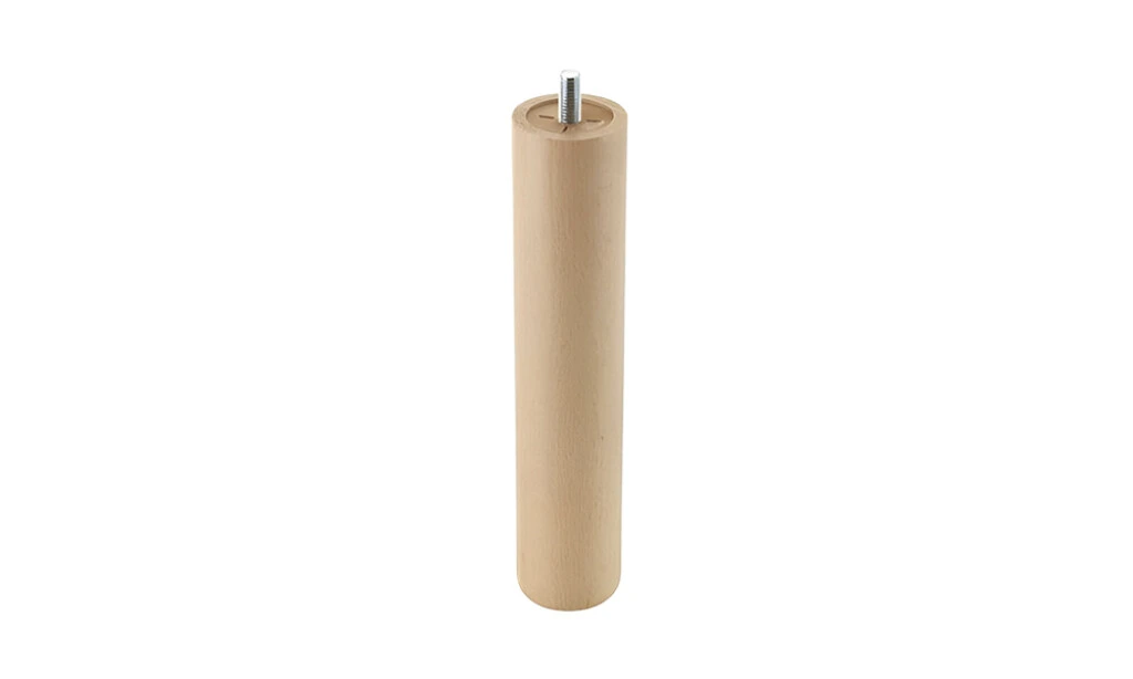 Pata De Madera Para Mueble Cilindrica 5044hc