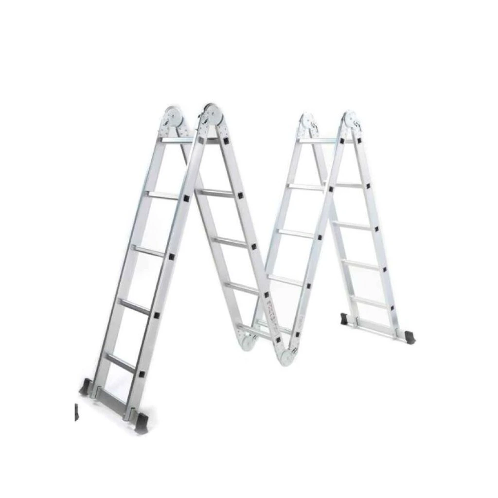 ESCALERA ALUMINIO CONVERTIBLE 5.70 MT (4X5) - GOLDEX HW-104B