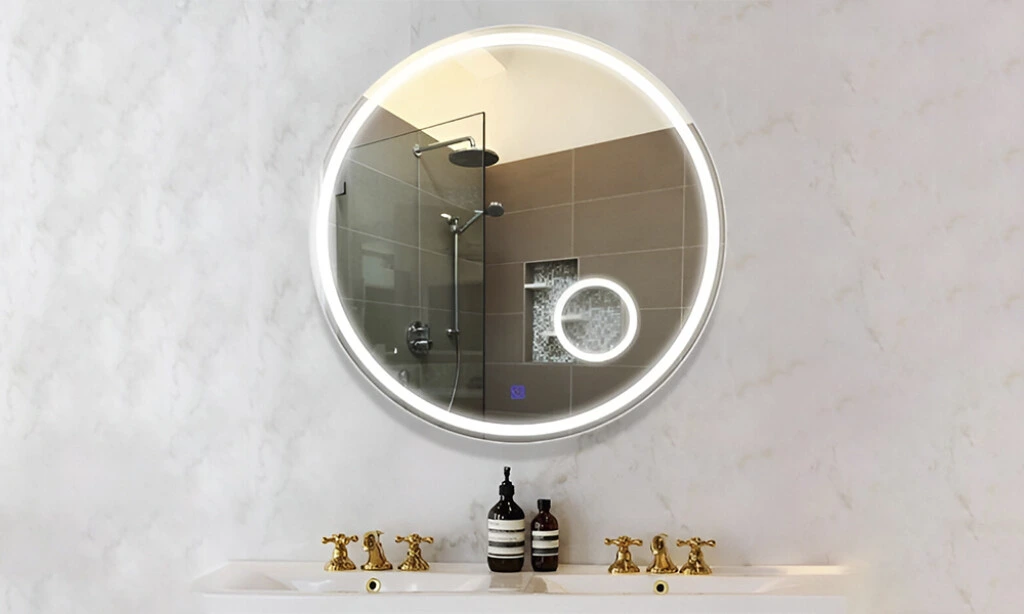 Espejo Led Redondo Con Aumento