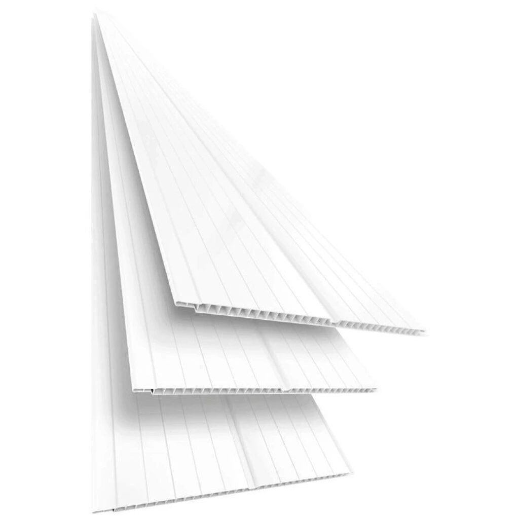 CIELO RASO PVC GEMINI 20 CM X 4 MT X 6 MM - BLANCO