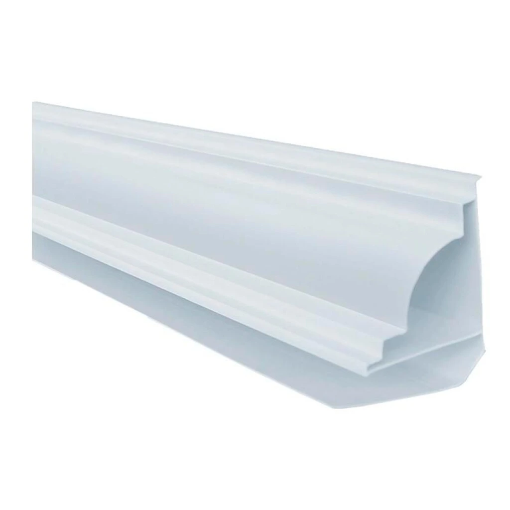 PERIMETRAL PVC 1/2 CAÑA ANCHA 6 MT - BLANCO