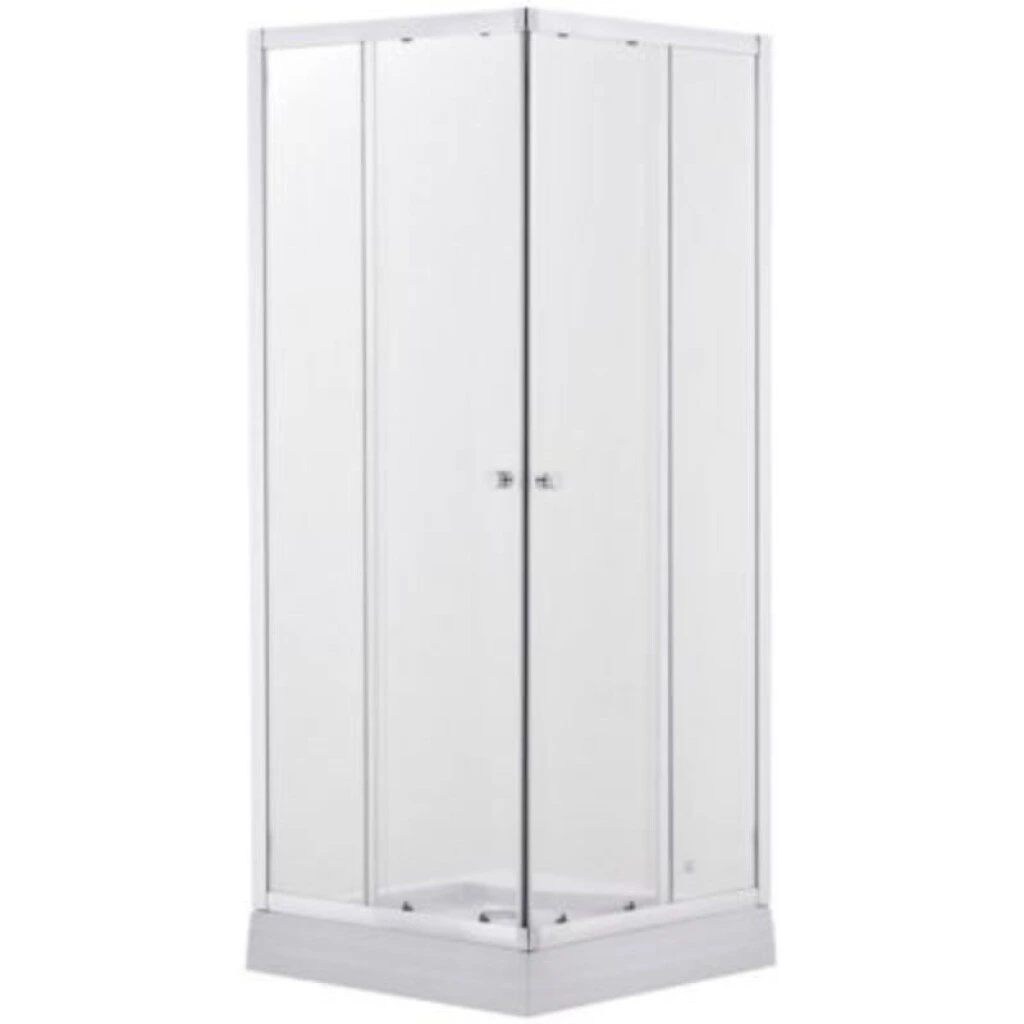 MAMPARA DE BAÑO CUADRADA 80 X 80 X 2.00 MT