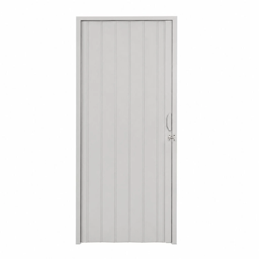 PUERTA PLEGABLE PVC 80 X 2.10 - GRIS