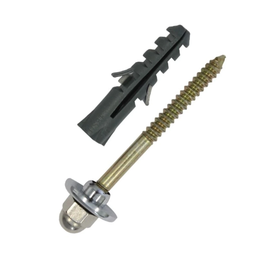 TORNILLO PARA FIJACION DE INODORO CON TACO - UNIDAD