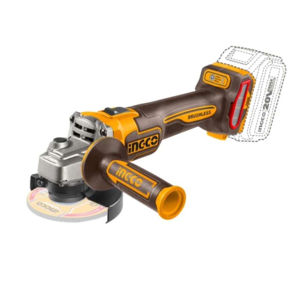 AMOLADORA 4 1/2" 20V BRUSHLESS SIN BATERIA P20S - INGCO