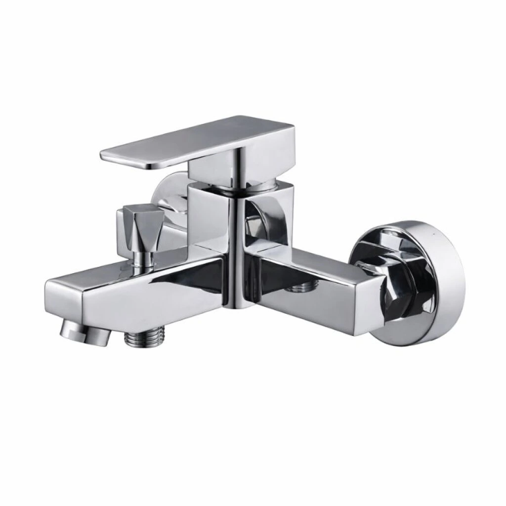 GRIFERIA DE DUCHA CON TRANSF ACERO INOX - CUADRADA