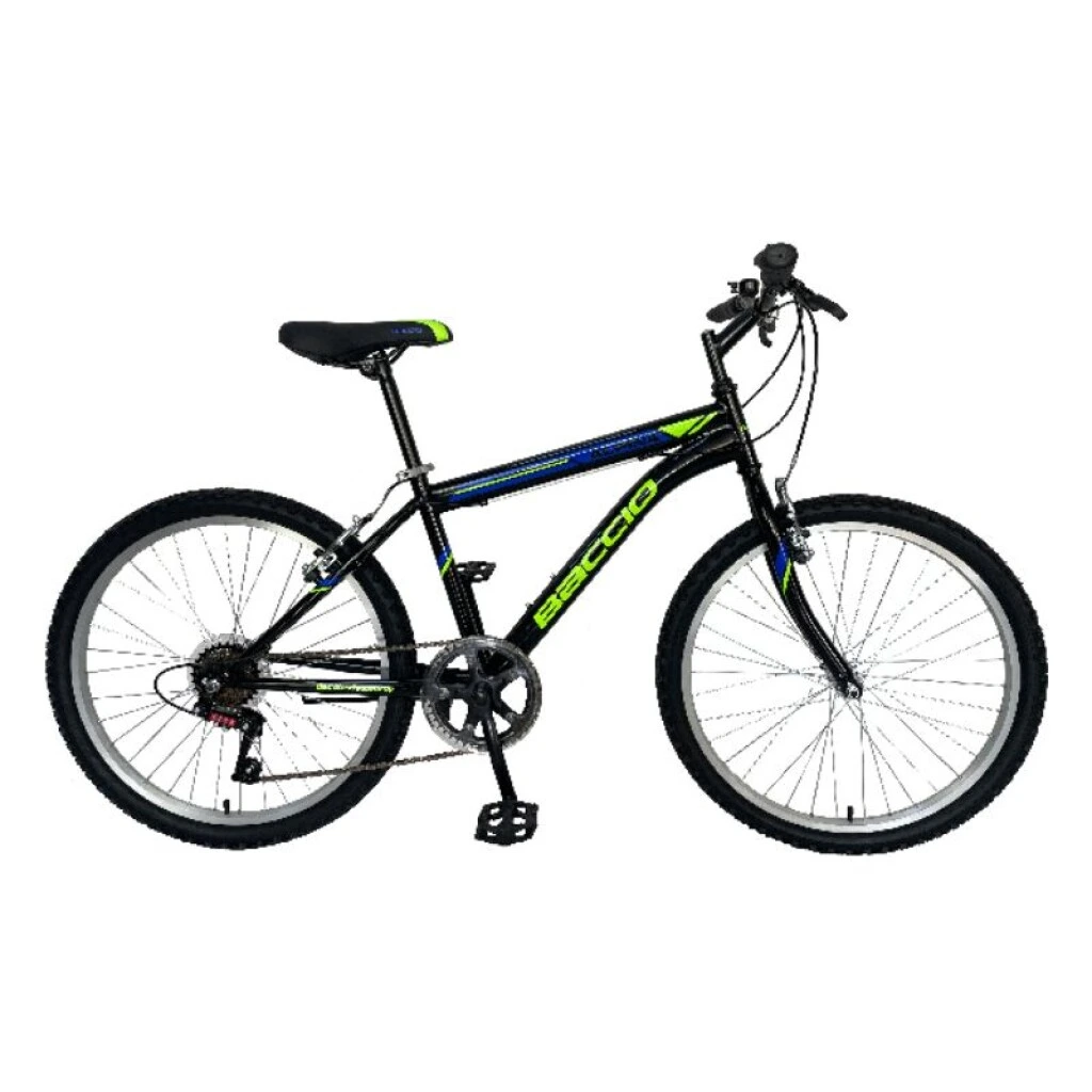 BICICLETA ALPINA MAN R. 24 BACCIO - NEGRO/VERDE