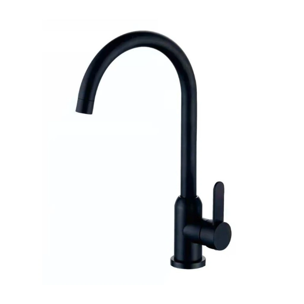 MONOCOMANDO DE MESADA PARA COCINA - NEGRO MATE