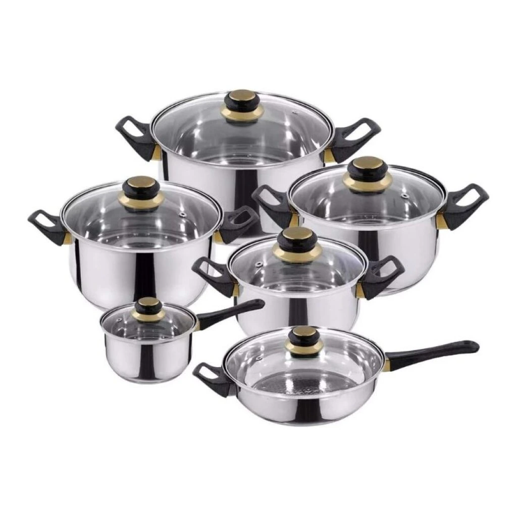 BATERIA DE COCINA 12 PIEZAS - KASSEL