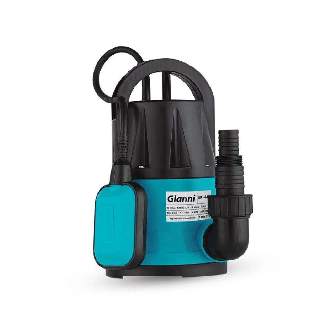 BOMBA PARA DRENAJE AGUA LIMPIA 230V-050HP - GIANNI GP-400