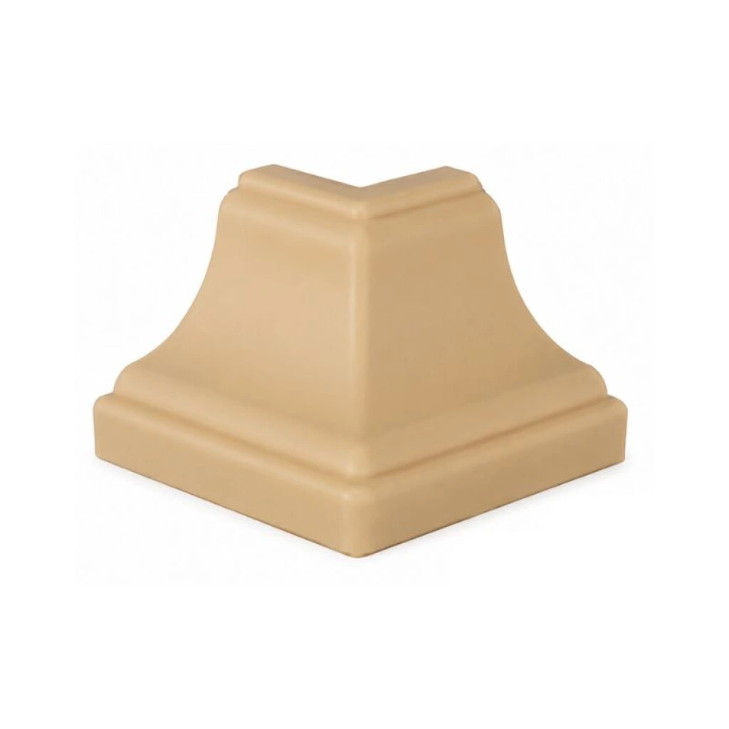 ESQUINERO PVC EXTERNO PARA 1/2 CAÑA FINA - NOGAL