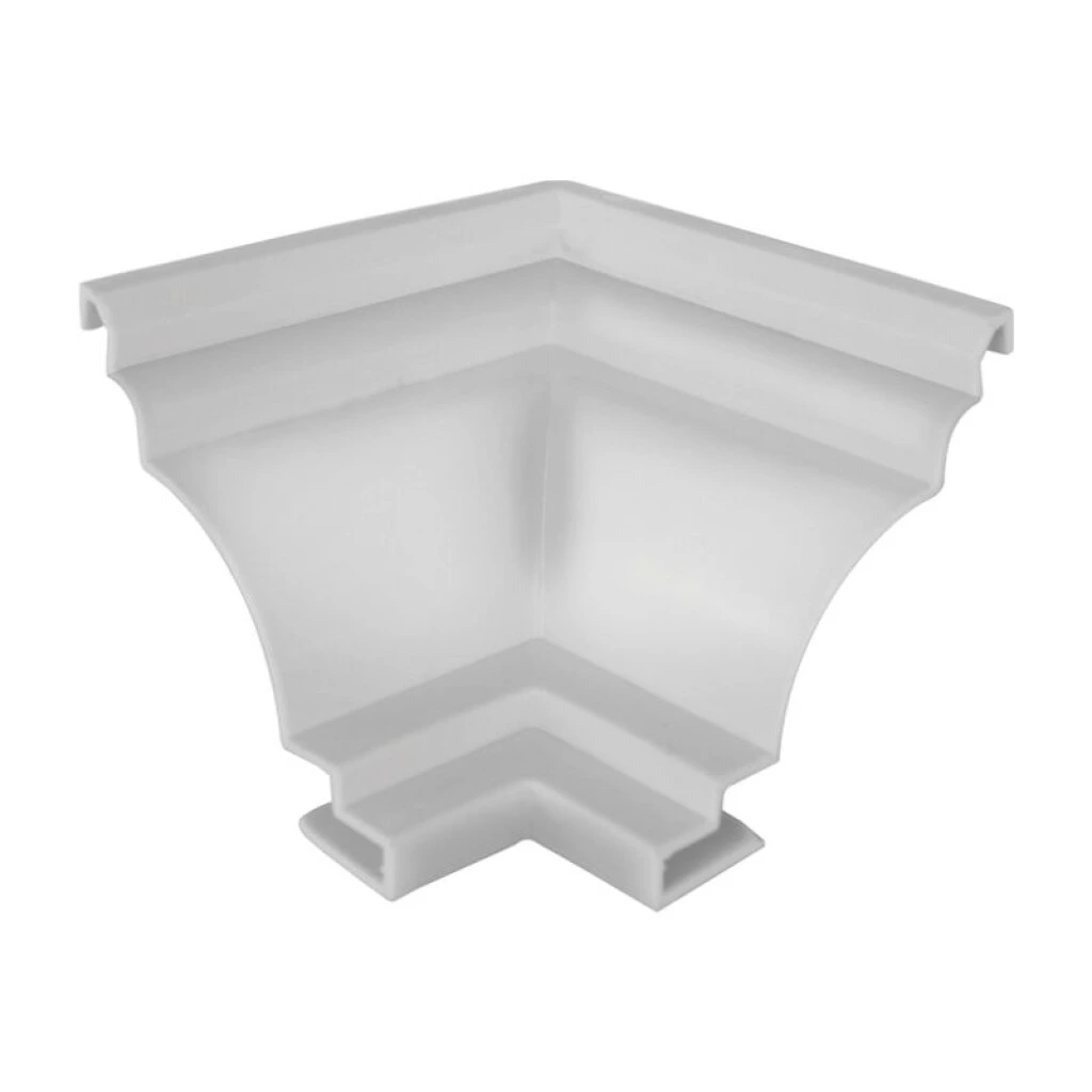 ESQUINERO PVC INTERNO PARA 1/2 CAÑA ANCHA - BLANCO