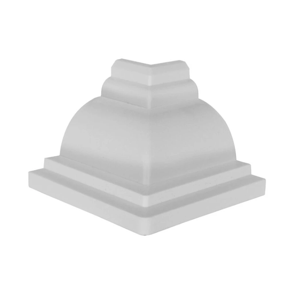 ESQUINERO PVC EXTERNO PARA 1/2 CAÑA ANCHA - BLANCO