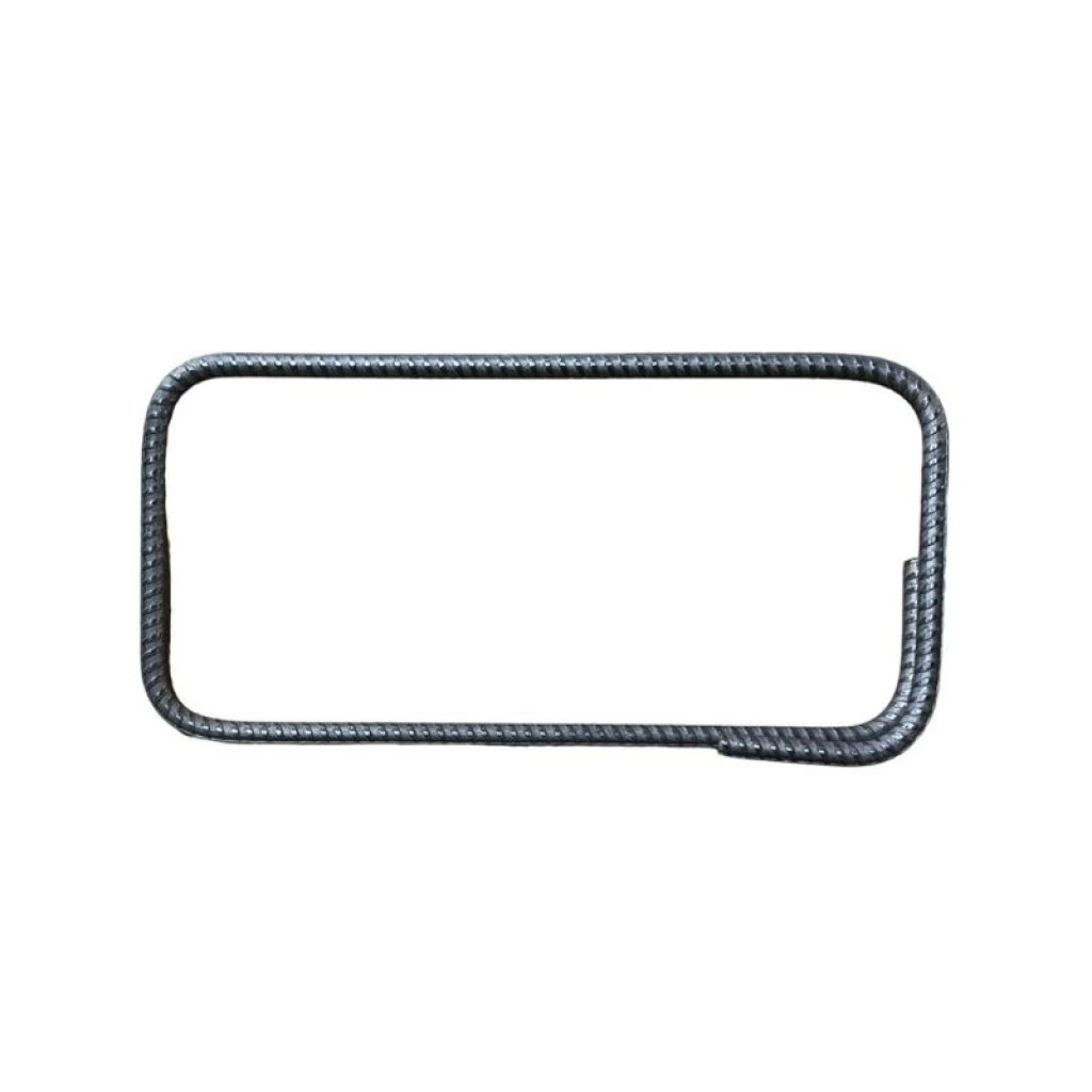 ESTRIBO RECTANGULAR DE HIERRO 6 MM - 10 X 20 CM