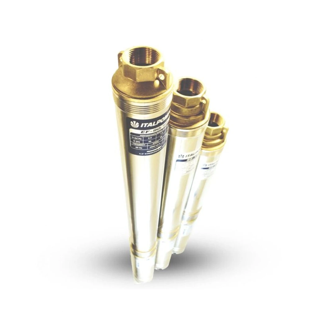 BOMBA SUMERGIBLE 1HP + TABLERO + CUERDA Y CABLE 30 MT - SS100 ITALPOMPE