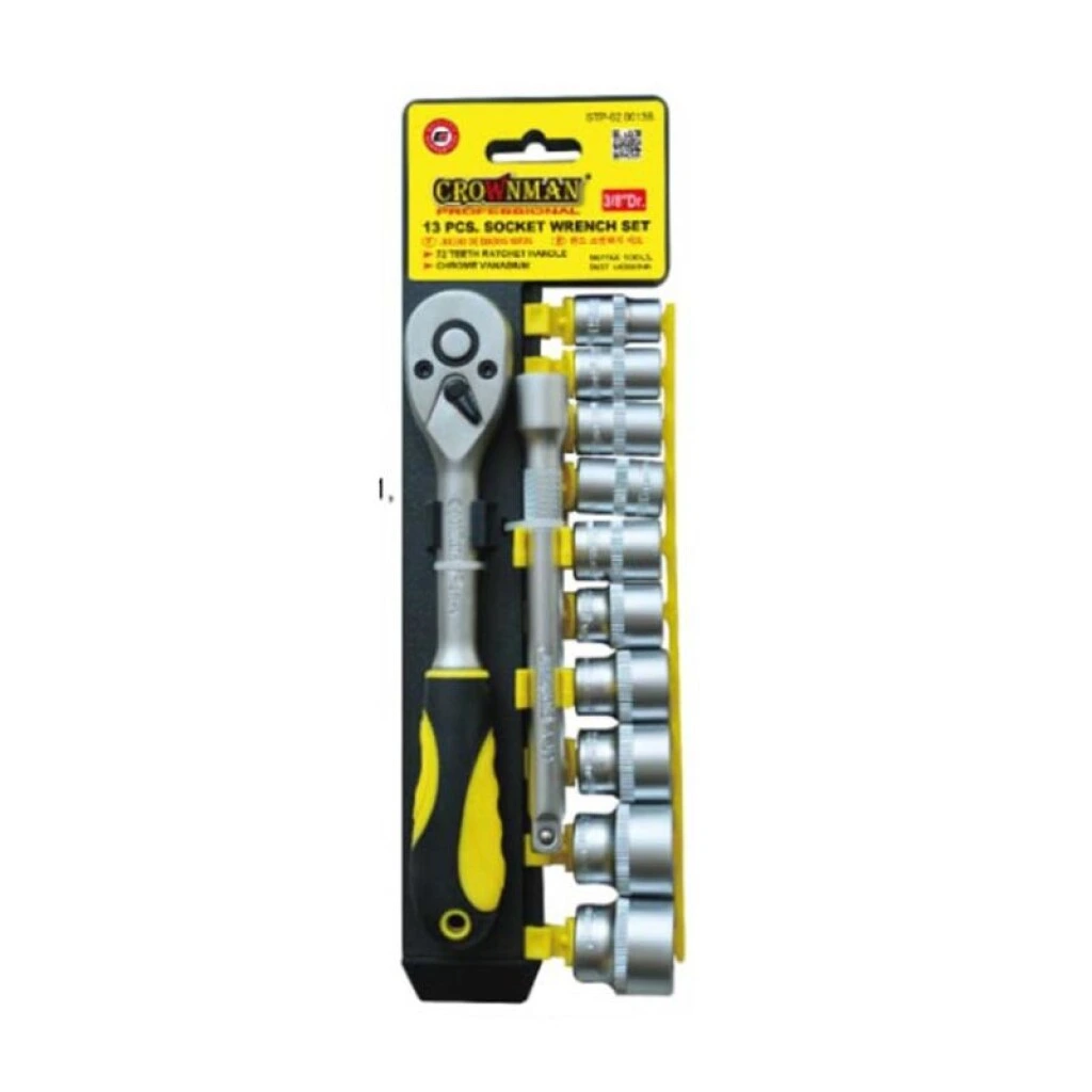 JUEGO BOCALLAVE HEXAGONAL 3/8 - CROWNMAN STP-01.0013B