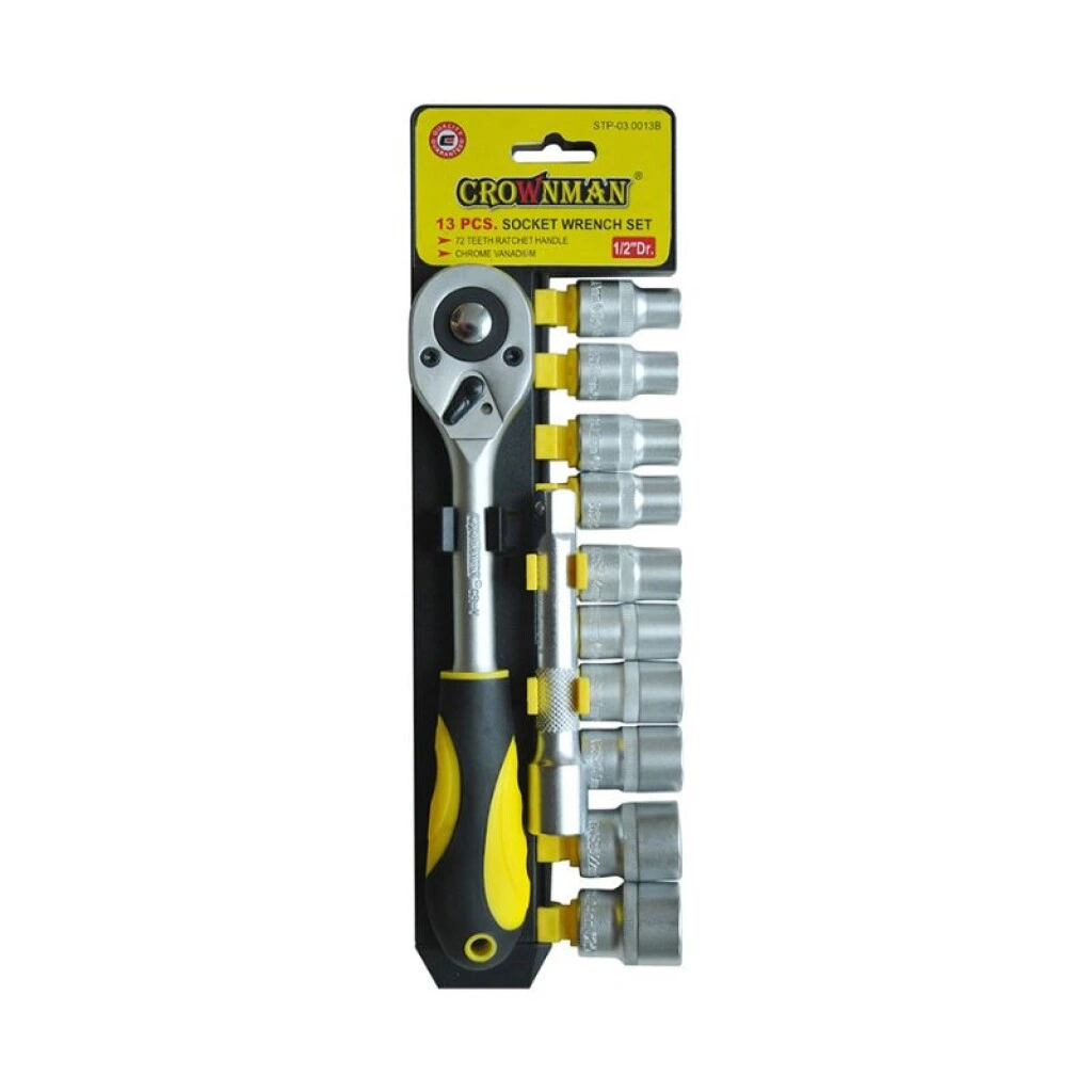 JUEGO BOCALLAVE HEXAGONAL 1/2 - CROWNMAN STP-03.0013B