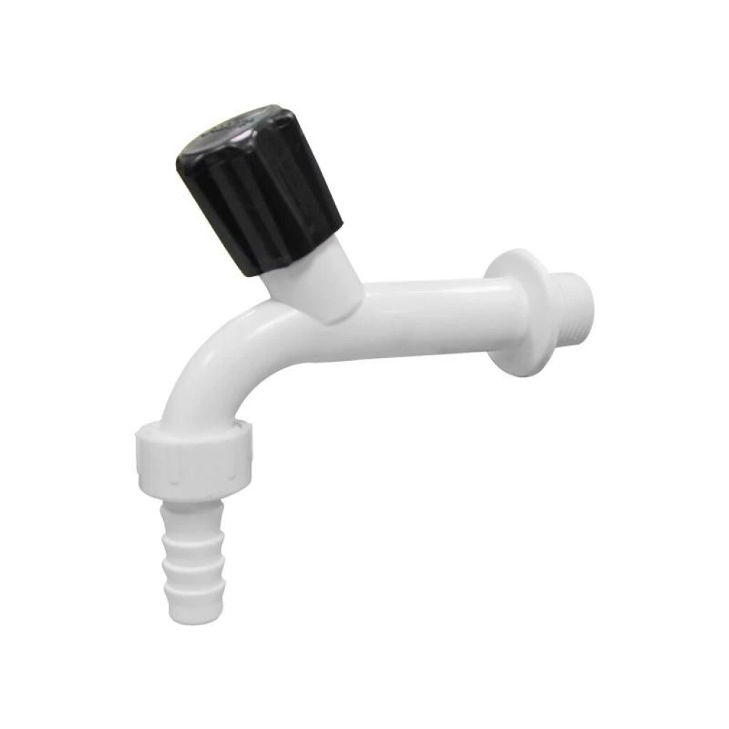CANILLA PLASTICA BCA PARED 10 CM C/BOQ. 1/2" (P)