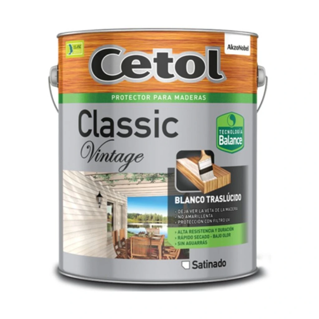 CETOL CLASSIC VINTAGE SATINADO 1 LT BLANCO
