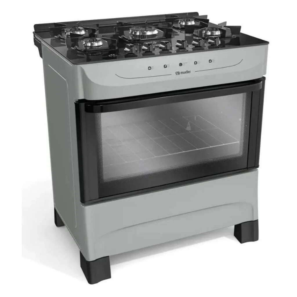 COCINA 5H A GAS HAMBURGO TITANIO - GRIS