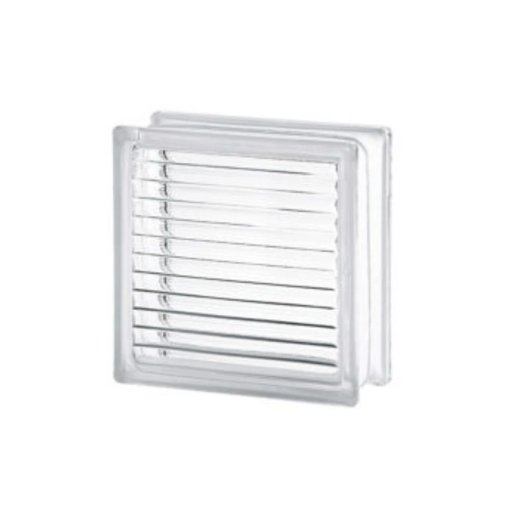 LADRILLO VIDRIO 19 X 19 CM - RANURADO
