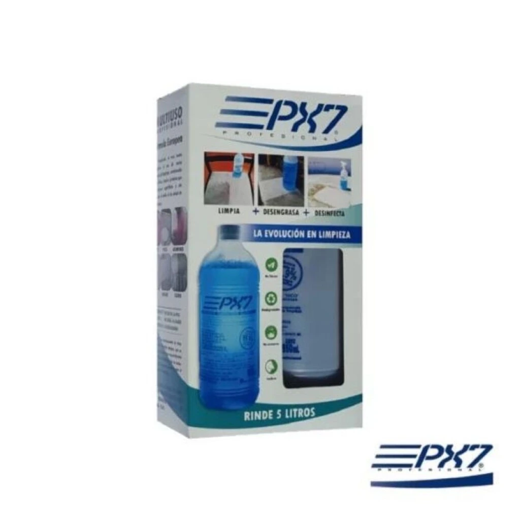 DETERGENTE DESINFECTANTE MULTIUSO PX7 (PACK) 1/2 LT