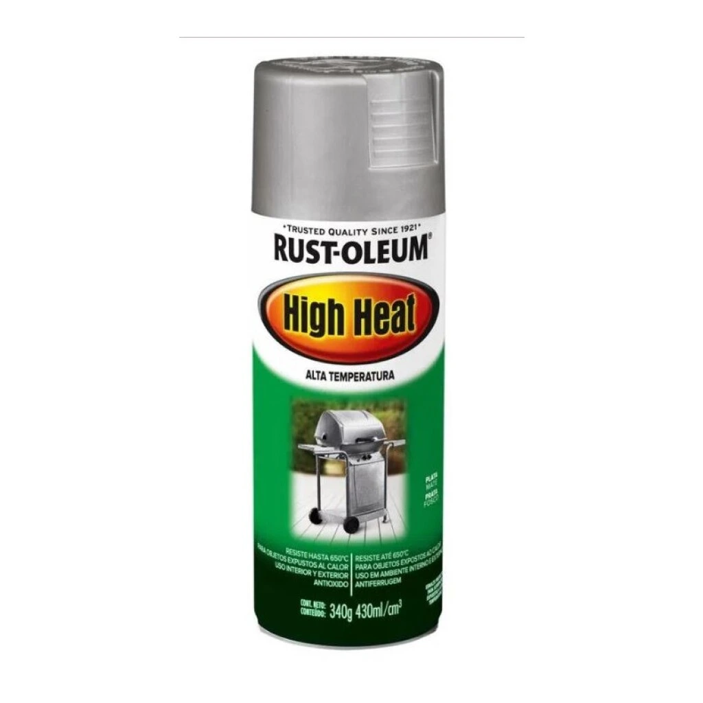 AEROSOL RUST OLEUM A/TEMP.MATE 340 GR - PLATA