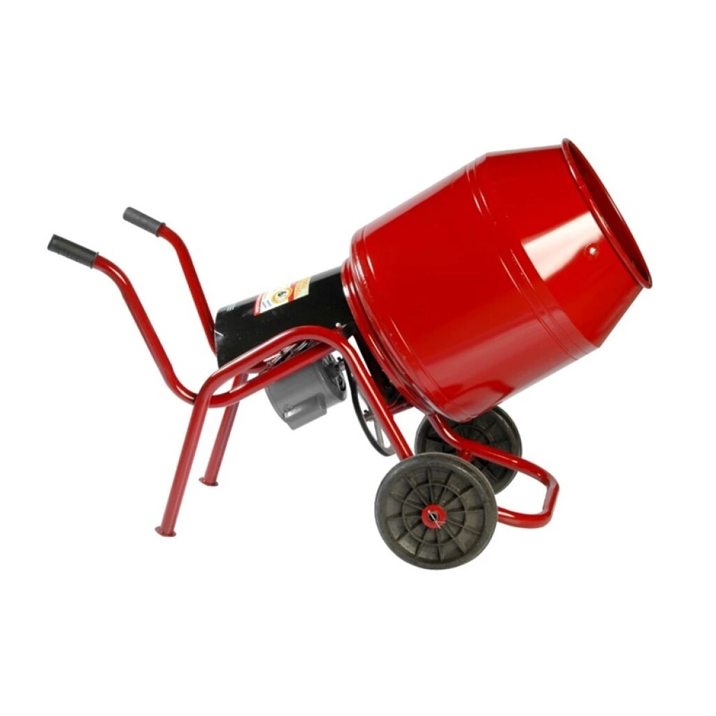 HORMIGONERA 130Lt. MOTOR WEG 3/4Hp. ROJA - GOLDEX