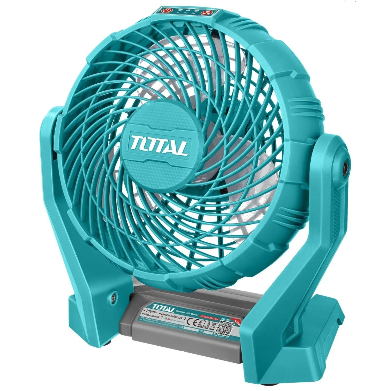 Ventilador Inalámbrico Total 20v – 7″