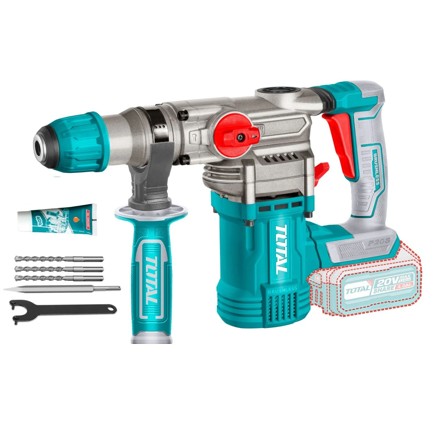 Rotomartillo Total SDS Plus – 20v, 4.5J