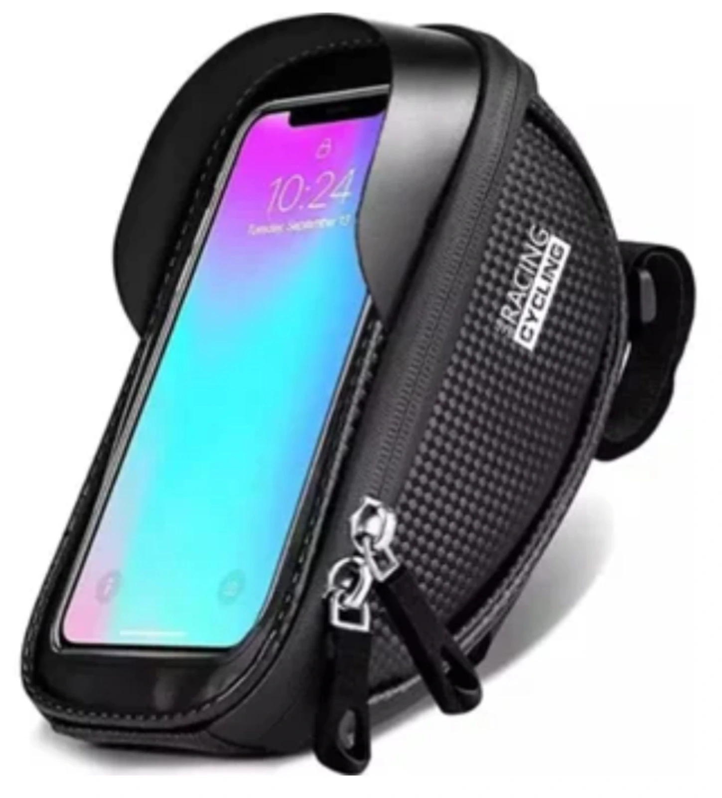 Bolso Estuche Rigido Bicicleta Manijar Impermeable Táctil INBIKE