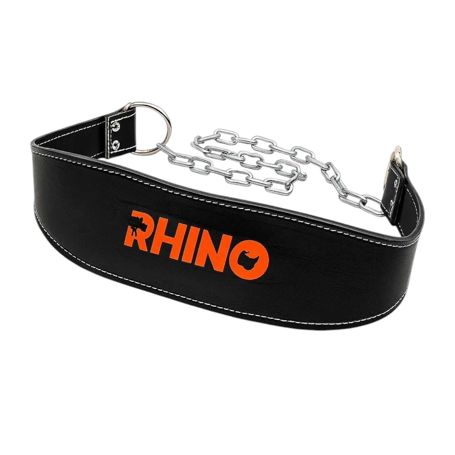 Cinturón Dominada Levantamiento Discos Con Cadena PRO RHINO