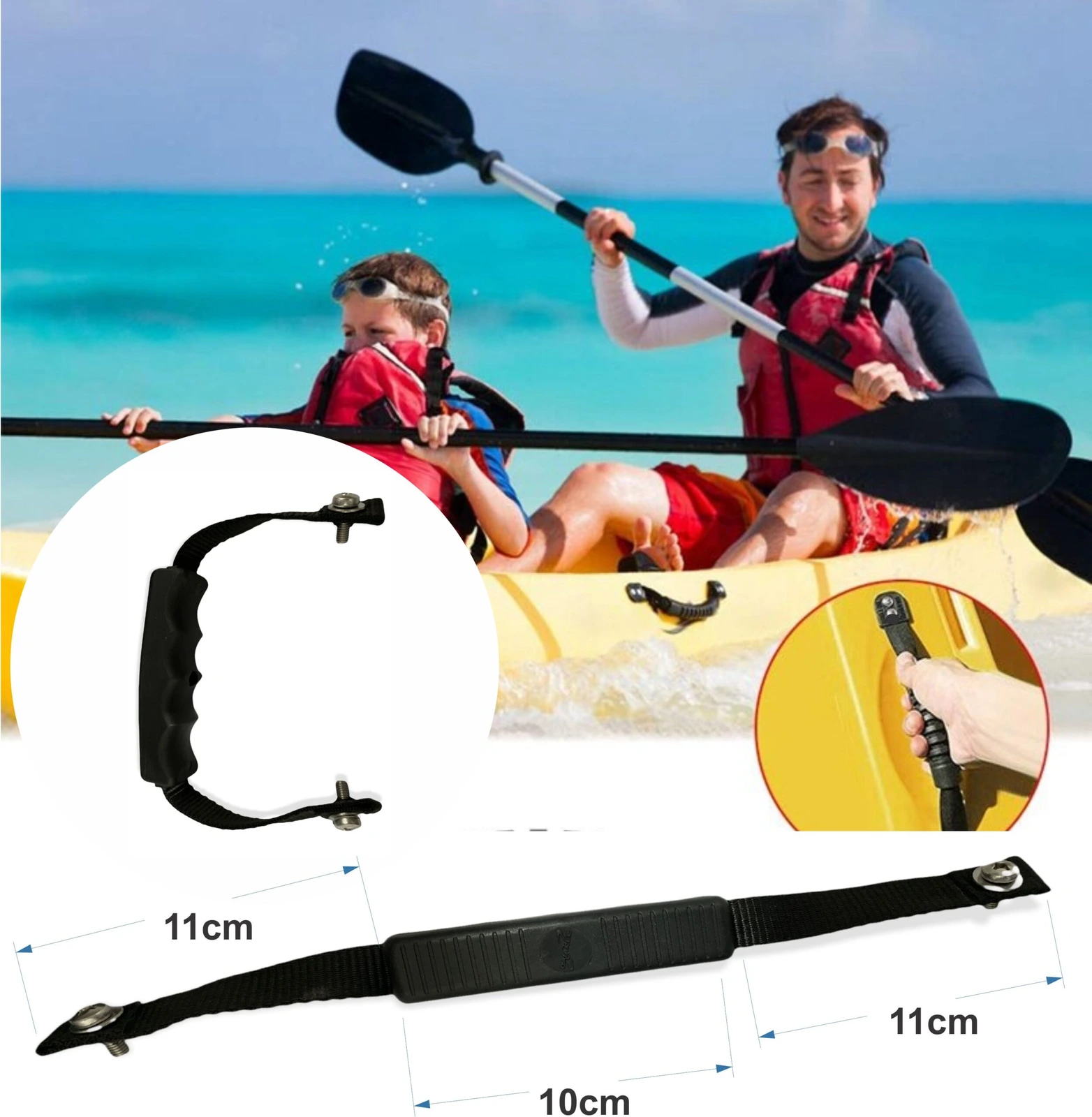 Manija Lateral para Kayak con Empuñadura CAIAKER