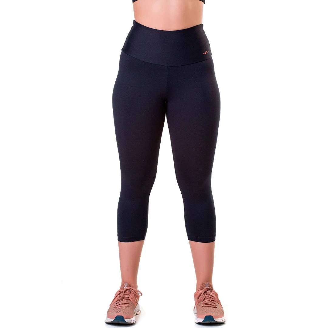 Calza 3/4 Dama Entrenamiento Fitness Tiro Alto UV50+ ELITE