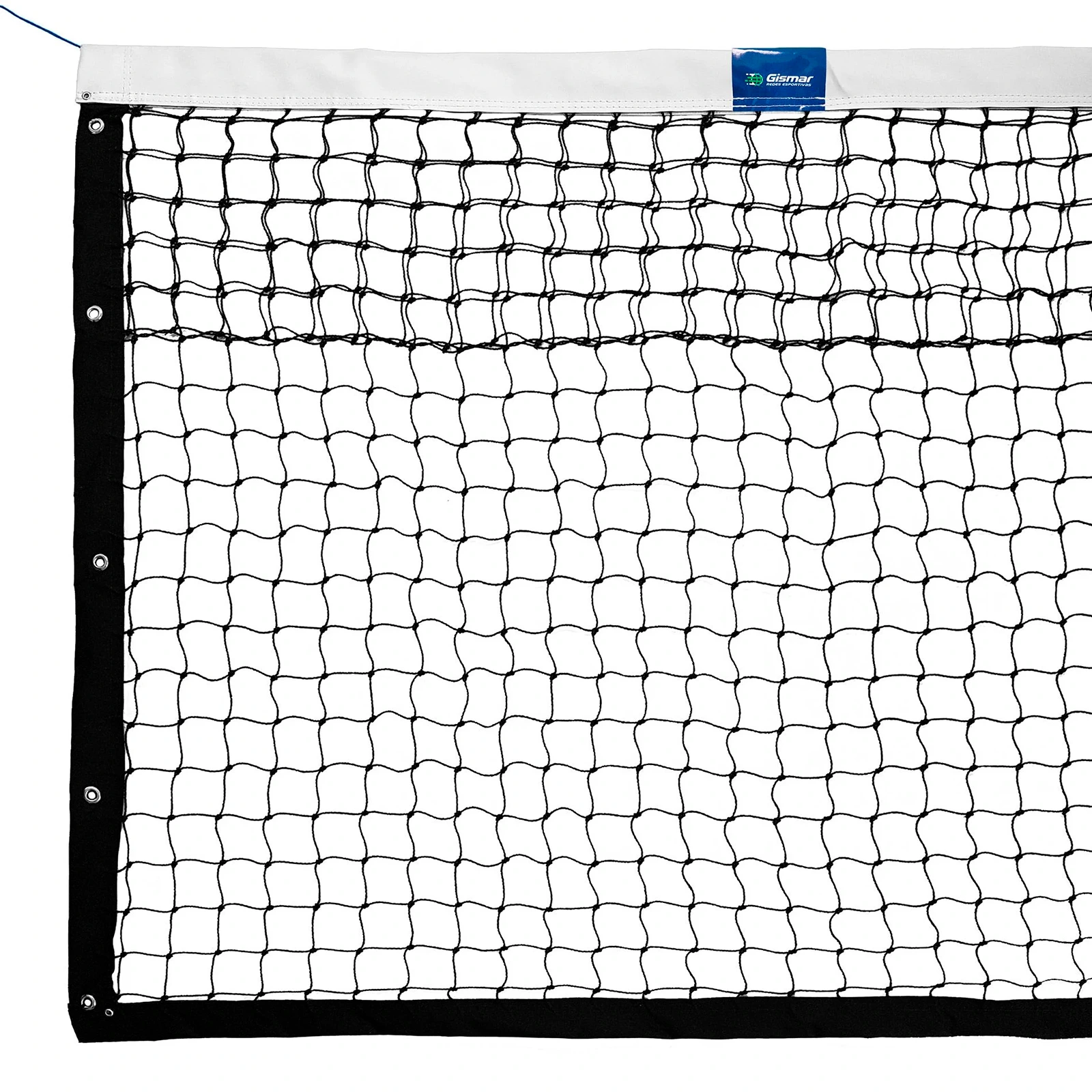Red Tenis PRO 2mm Mallado de 5×5 Parte Doble 12.8m GISMAR
