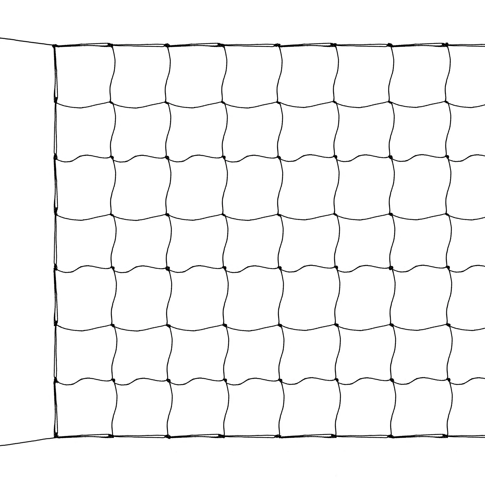 Red de Voleibol Amateur 9,5x1m 2mm Polietileno UV GISMAR