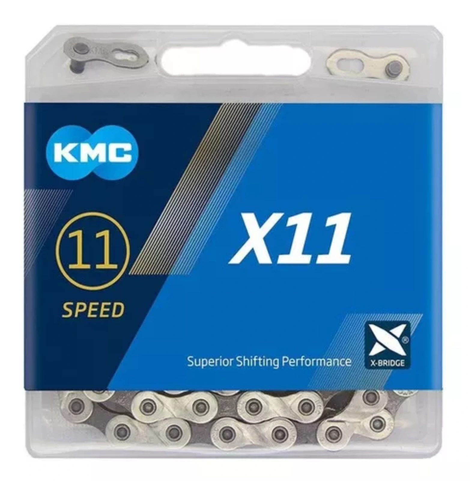 Cadena 266g X11 118L 11 Velocidades 118 Eslabones Silver KMC